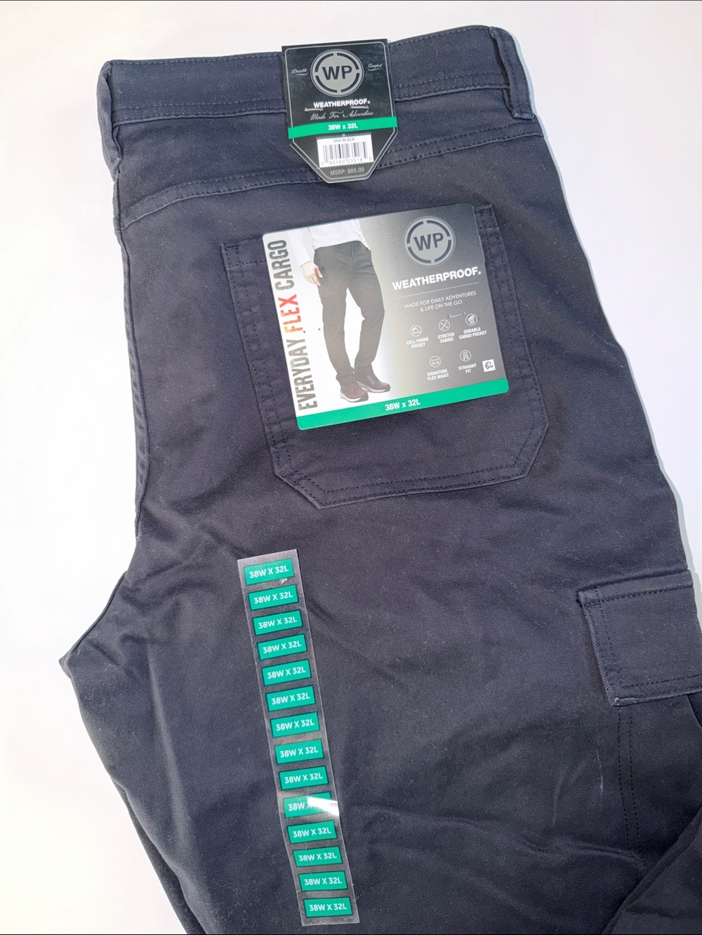 Weatherproof Men's Cargo Pants - Navy Black